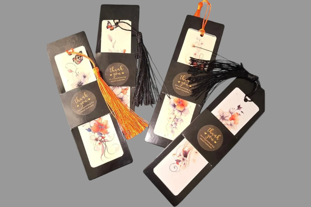 Floral Butterfly Bookmarks – Acrylic Bookmark Set | Book Lover Gift NZ Clearance