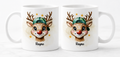 Reindeer Personalised 11oz Ceramic Mug