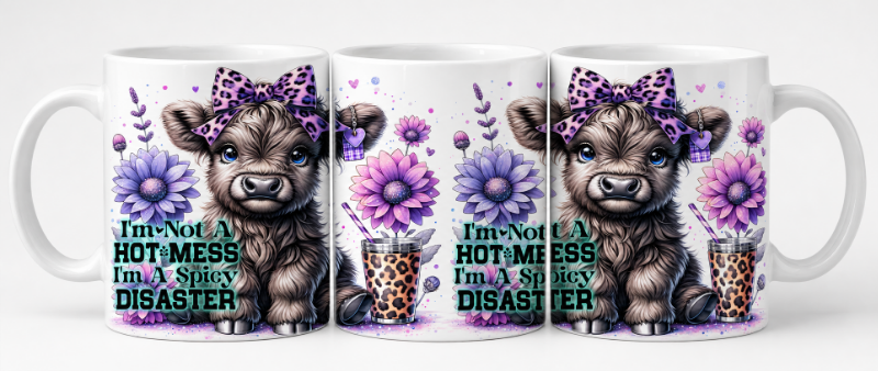 I'm Not A Hot Mess I'm A Spicy Disaster Mug
